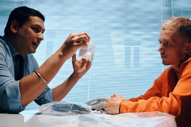 A doctor is shown consulting with a patient about medication-assisted treatment (MAT) for opioid addiction; the setting is a modern and comfortable clinic, symbolizing hope and recovery