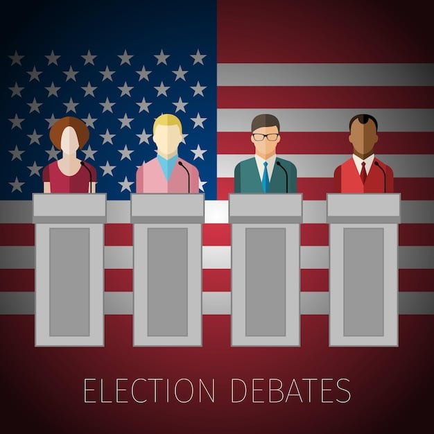 A split image showing a Republican and a Democratic member of Congress debating a voting rights bill.