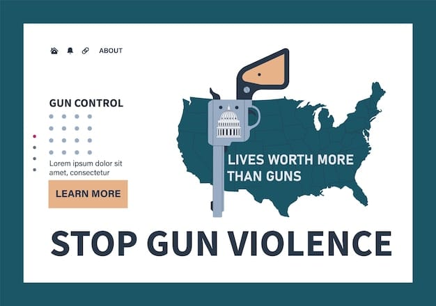 A graph comparing gun violence rates in states with strict gun control laws versus states with lax gun control laws.